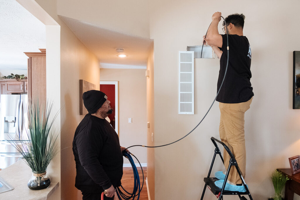 what happens during furnace duct cleaning